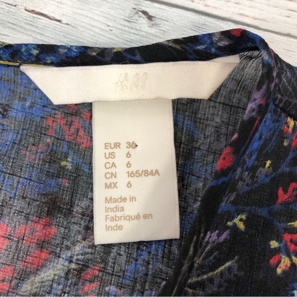 H&M Tiered Ballon Sleeves Off Shoulder Blouse 6 - Picture 6 of 10